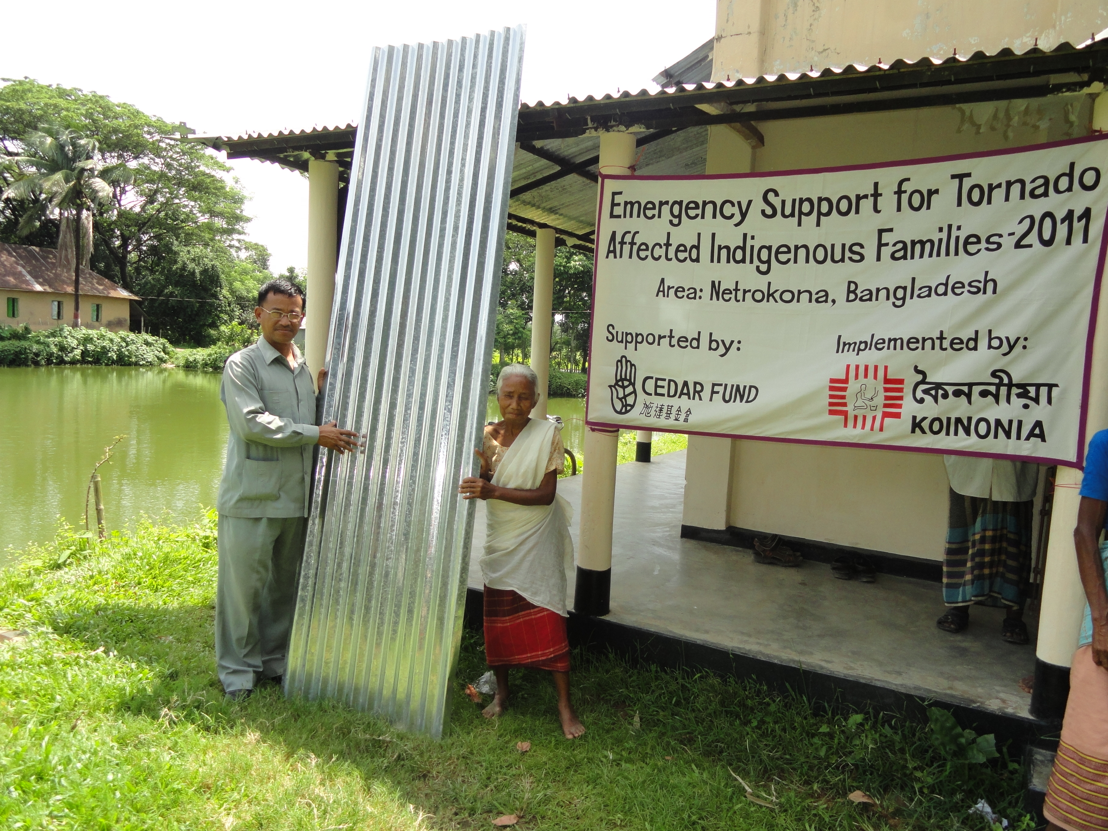 Emergency Support for Tornado Affected Indigenous Families– 2011